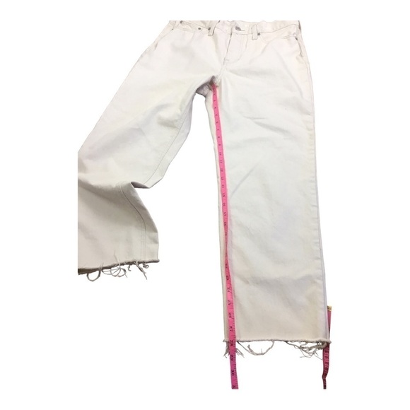 J. Crew Women’s Size 31 Jeans High-rise 90s classic straight-fit in Ecru - Picture 11 of 15